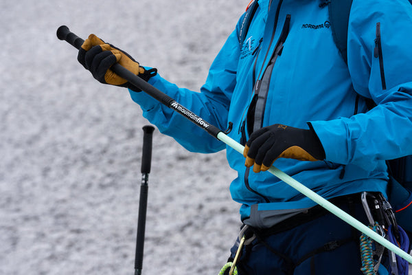 mountainFLOW ecoTOUR Adjustable Ski Pole
