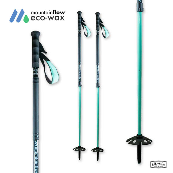 mountainFLOW ecoTOUR Adjustable Ski Pole