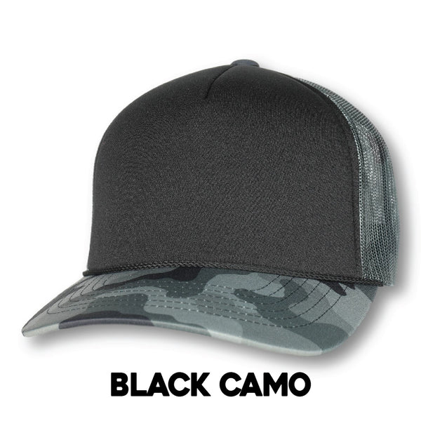 Custom Camo Ski Town All-Stars Trucker