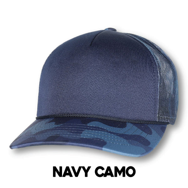 Custom Camo Ski Town All-Stars Trucker