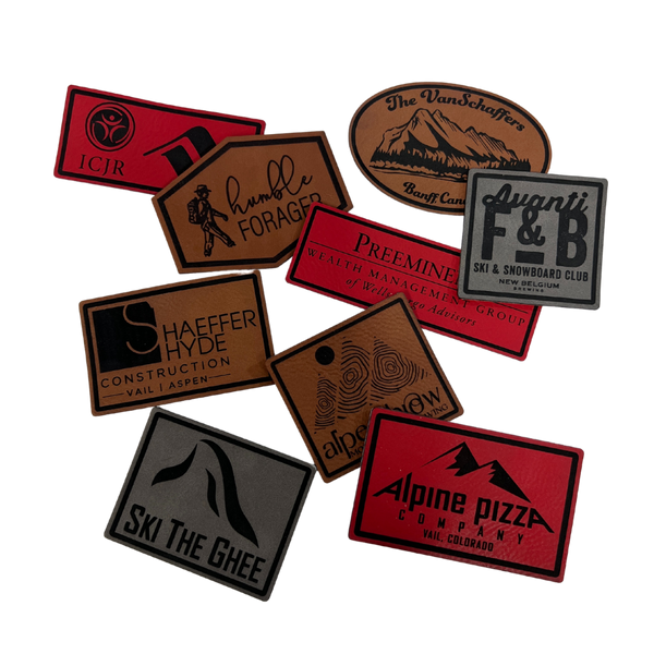 Custom Laser Engraved STAS Leather Patches