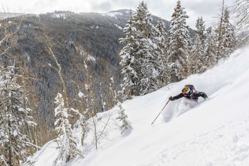 Always Ski With Friends On Powder Days