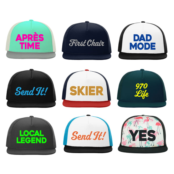 Custom Ski Town All-Stars Trucker