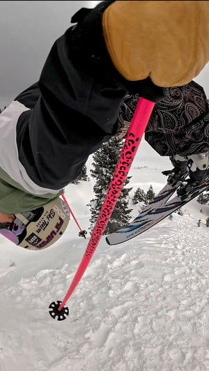 Ski Town All-Stars Pink Pole Posse Ski Poles