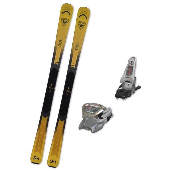 2026 Rossignol Arcade 94 + Marker Griffon 13 ID Bindings (Grey-Silver) - BUNDLE DEAL
