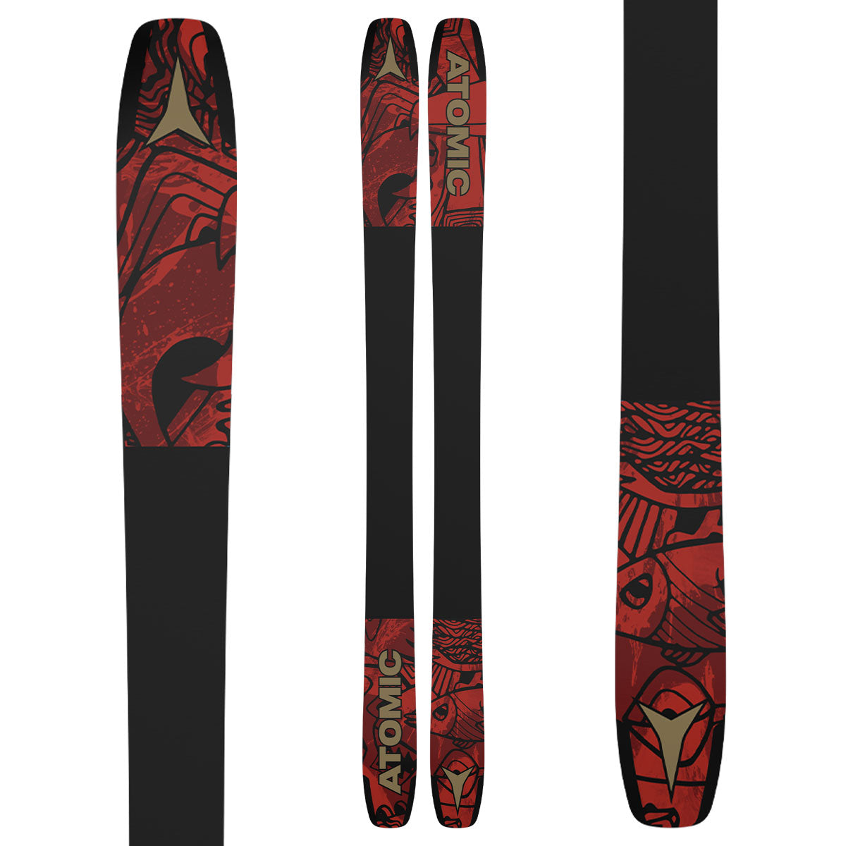 Atomic Bent 100 Skis Multicolor / 172cm