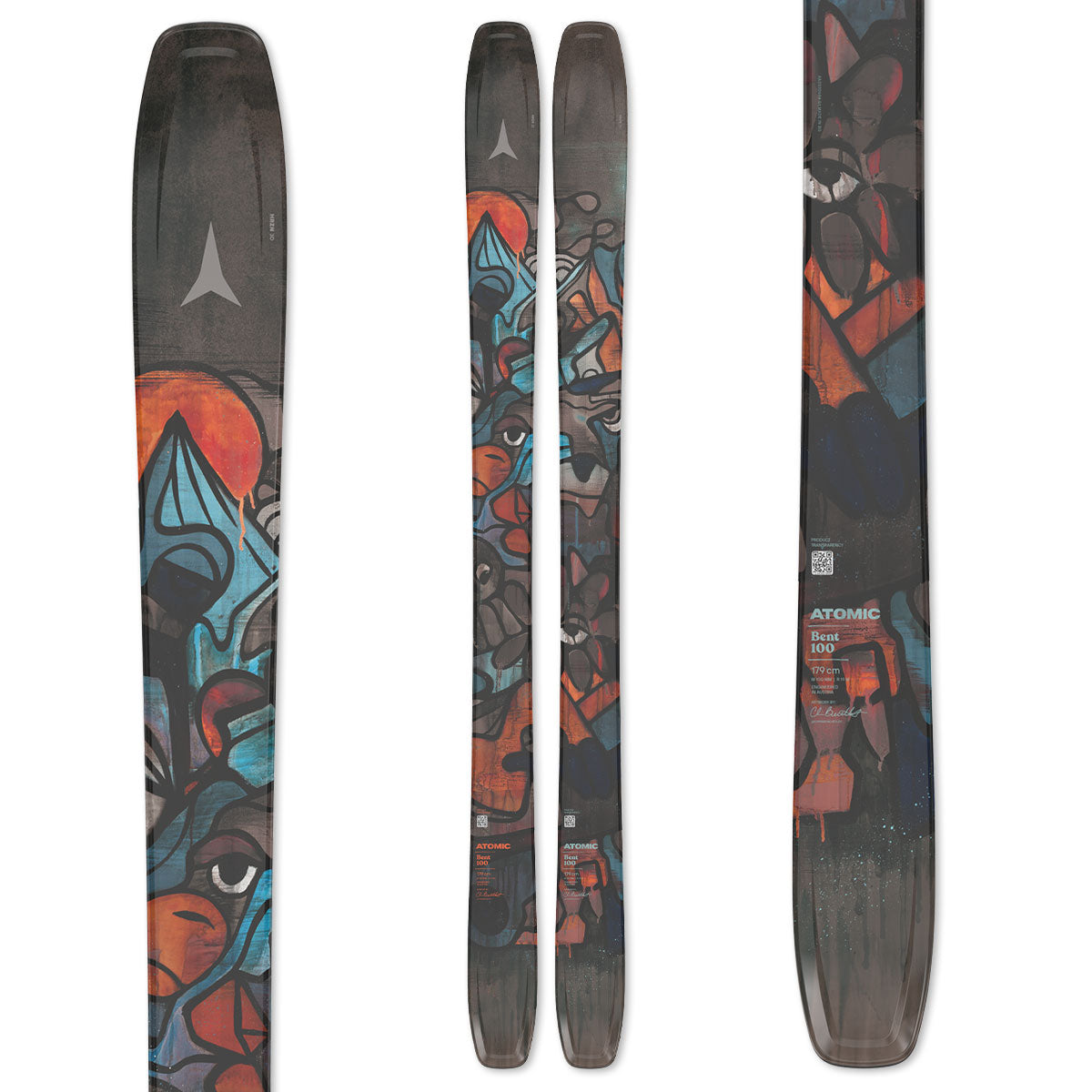 bobby brown salomon skis 2026 Atomic Bent 100 Skis + Bindings