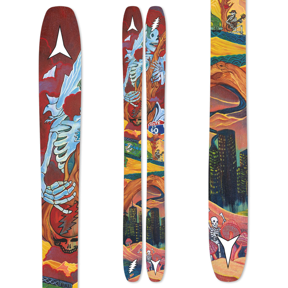 grateful dead k2 skis Atomic Bent 110 Grateful Dead