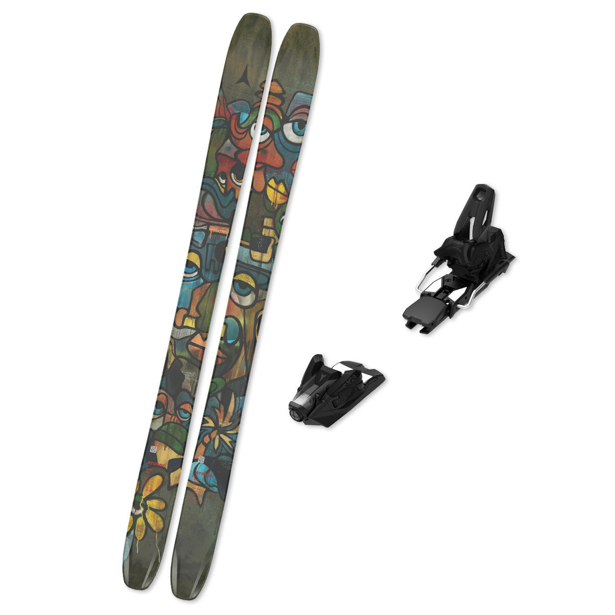 2026 Atomic Bent 110 Skis + Bindings - Bundle Deal – Ski Town All