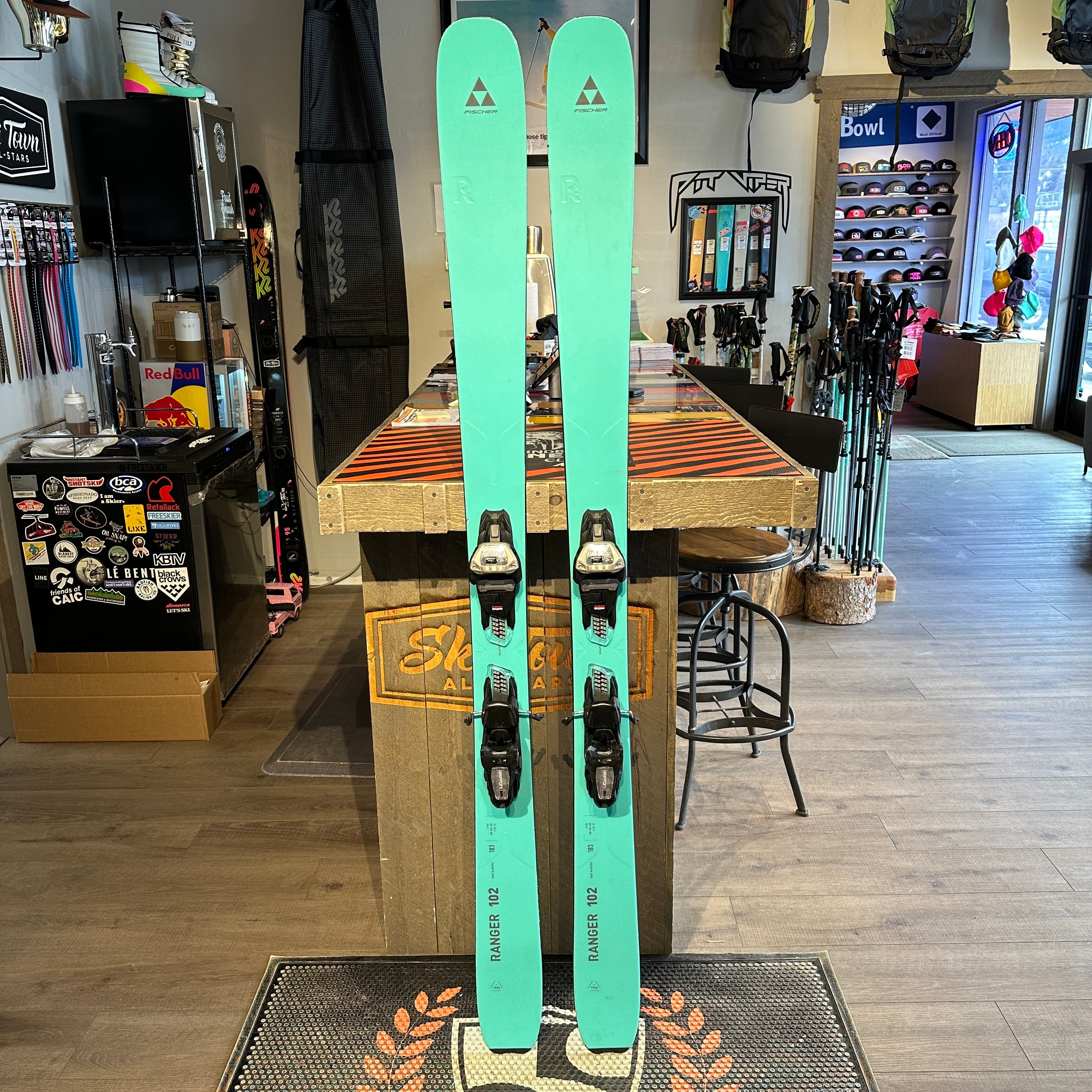2024 FISCHER RANGER 102 (CELESTE GREEN 183cm) DEMO Ski Town AllStars