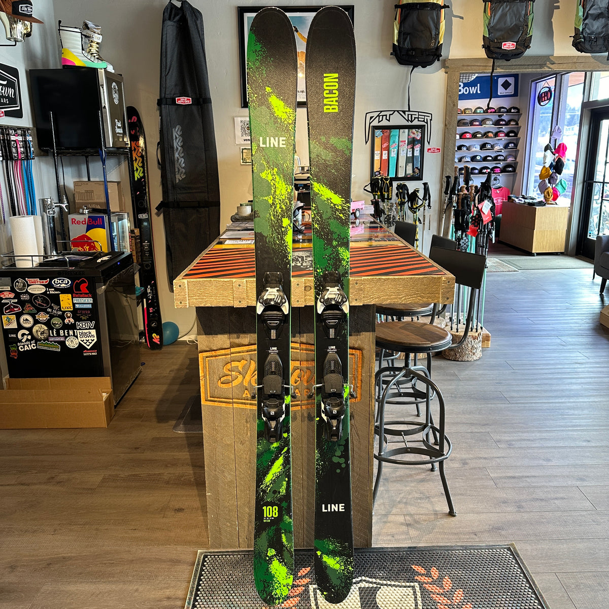 2024 LINE BACON 108 (184cm) + WARDEN 11 DEMO BINDINGS - DEMO – Ski Town ...