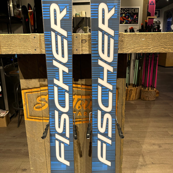 2025 FISCHER NIGHTSTICK 104 (180cm #2) + ATTACK 14 DEMO BINDINGS - USED