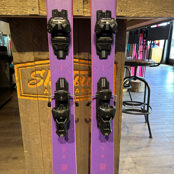 2025 FISCHER RANGER 102 (183cm) + ATTACK 13 DEMO BINDINGS - USED