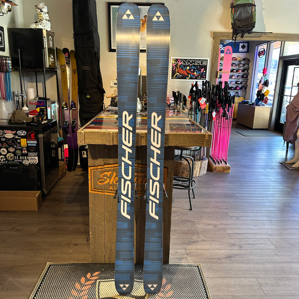 2025 FISCHER NIGHTSTICK 104 blue (188cm) + ATTACK 13 DEMO BINDINGS - USED