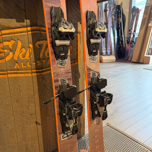 2026 BLIZZARD BLACK PEARL 94 (152cm) + MARKER SQUIRE TCX GW DEMO BINDINGS - USED