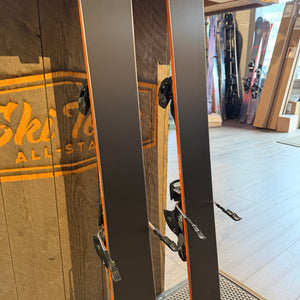 2026 BLIZZARD BLACK PEARL 94 (152cm) + MARKER SQUIRE TCX GW DEMO BINDINGS - USED