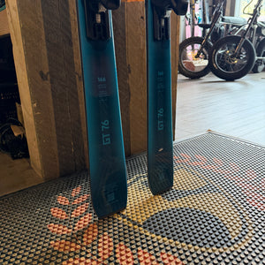 2027 FISCHER The Curv GT 76 (166CM ) + RSW 11 GW DEMO BINDINGS - USED (Blue)