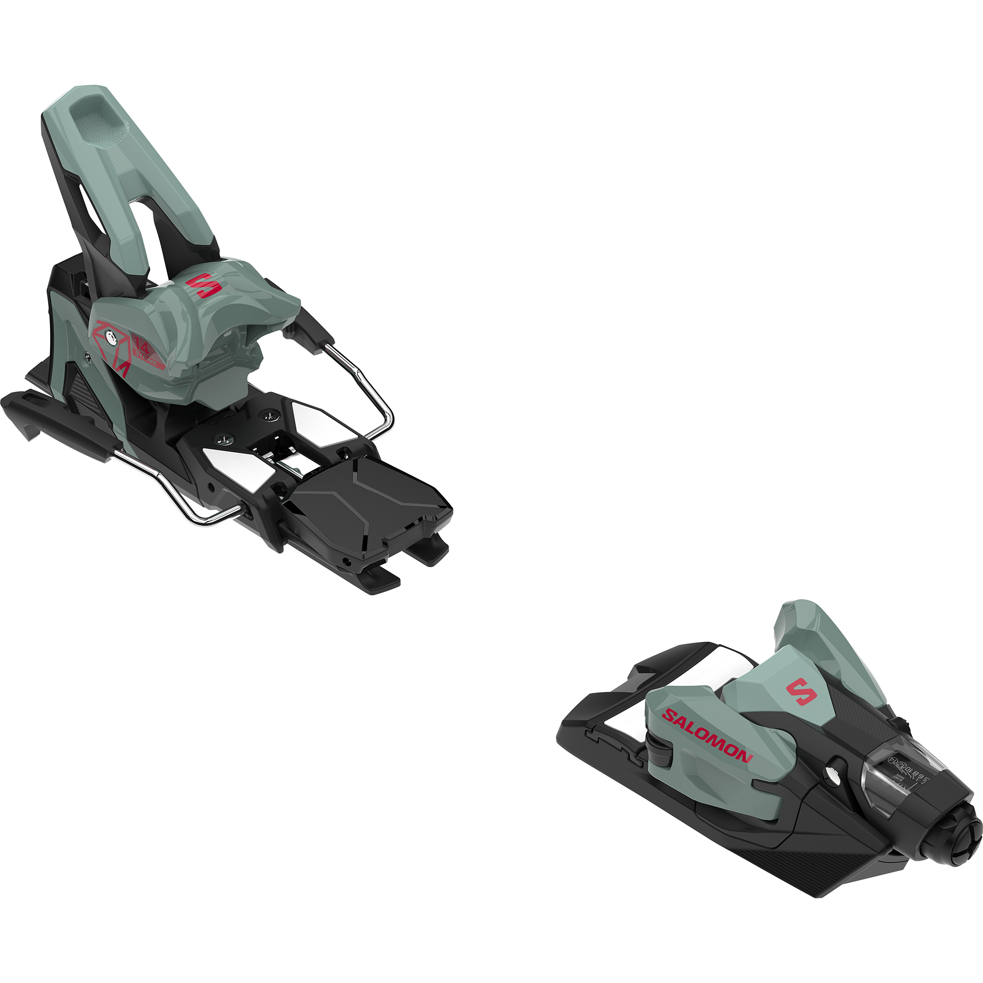 2026 Salomon QST 100 (Iceberg Green) Skis + Bindings