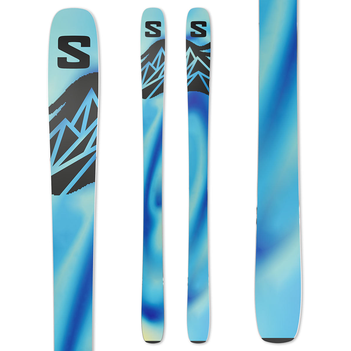 2018 salomon qst 99 skis 174cm marker squires M Kids with L6 GW Bindings 2026 130CM it offers confidence and stability at speed thanks to its full poplar wood core Salomon QST 99 Skis 99
