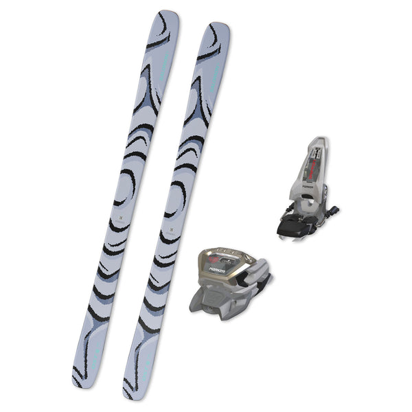2026 Salomon QST 100 (Cosmic Sky) + Marker Griffon 13 ID Bindings - BUNDLE DEAL