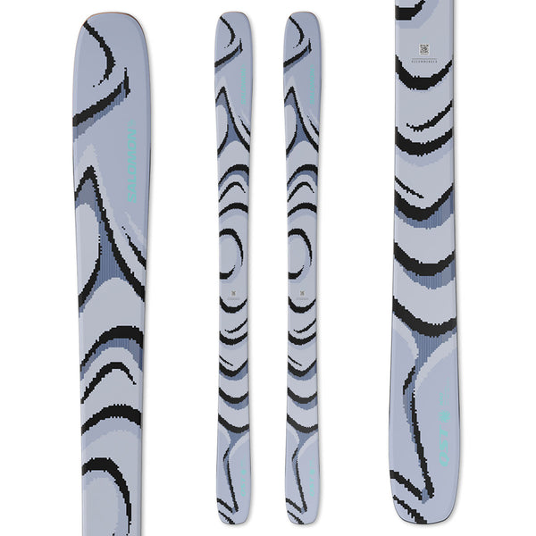 2026 Salomon QST 100 (Cosmic Sky) + Marker Griffon 13 ID Bindings - BUNDLE DEAL