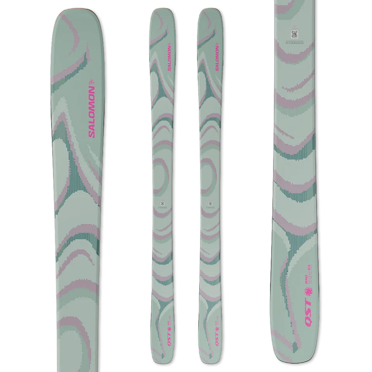 salomon free ski stickers 2026 Salomon QST 100