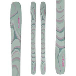 2026 Salomon QST 100 (Cosmic Sky) + Marker Griffon 13 ID Bindings