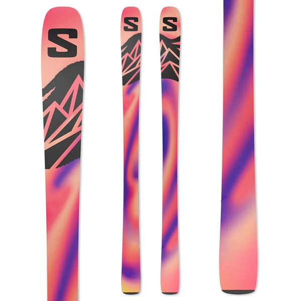 2026 Salomon QST 94 Black + Marker Griffon 13 ID Bindings - BUNDLE DEAL