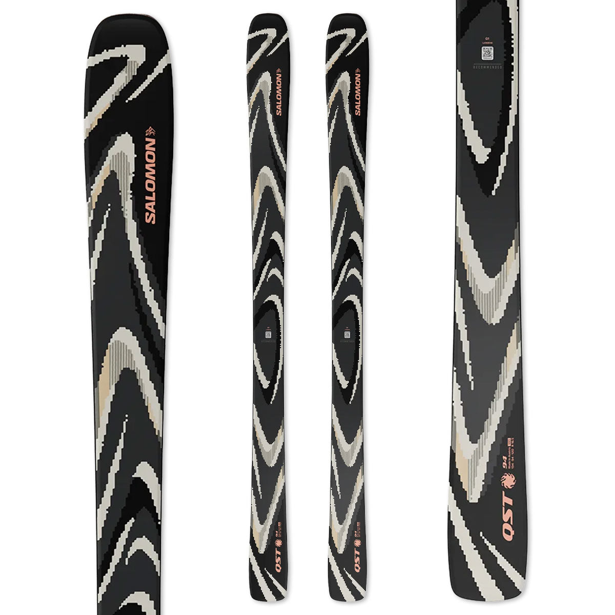 guetres ski salomon QST 94 Skis 2026 Best backpacks for women mountain aspirations with the Cedar Plug Pattern:Blue Mackerel backpacks-lunchboxes