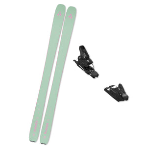 2027 Fischer Ranger 90 (Teal) Skis + Bindings - Bundle Deal