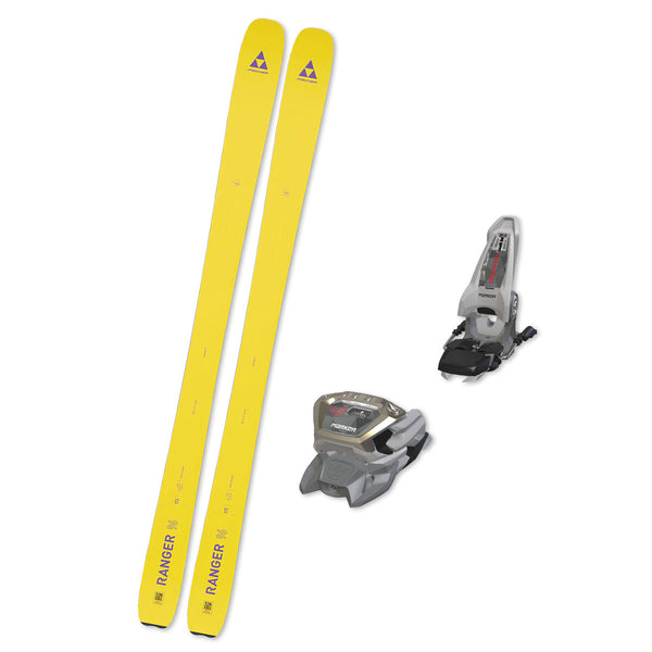 2026 Fischer Ranger 96 (Yellow) + Marker Griffon 13 ID Bindings - BUNDLE DEAL