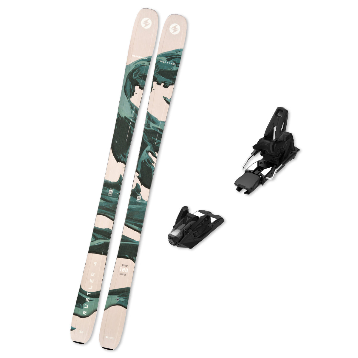 2027 Blizzard Rustler 9 Skis + Bindings - Bundle Deal – Ski Town