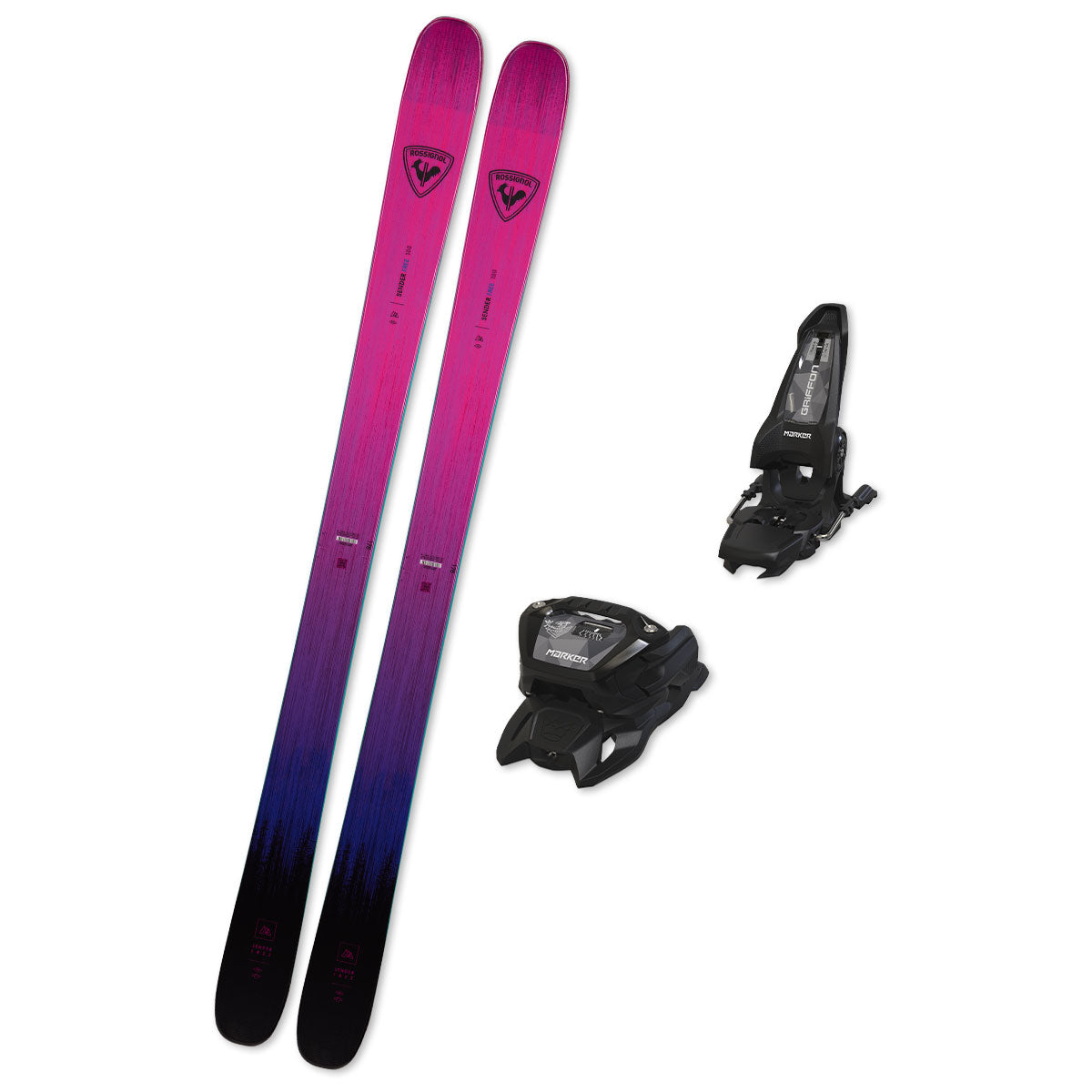 2026 Rossignol Sender Free 100 Skis + Bindings - Bundle Deal – Ski