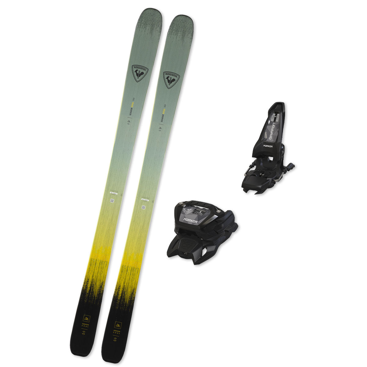 スキー板　ROSSIGNOL SENDER SOUL102cm 2026 Rossignol Sender Soul 102 Skis + Bindings - BUNDLE DEAL – Ski