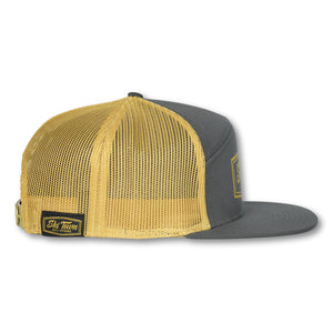 7 Panel Snapback - OLD GOLD