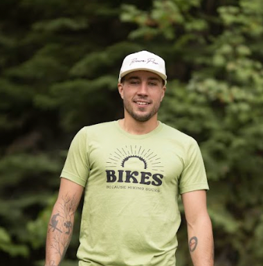 Bikes Because Hiking Sucks T Shirt (Unisex/Mens)