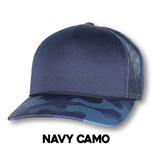 Custom Camo Ski Town All-Stars Trucker